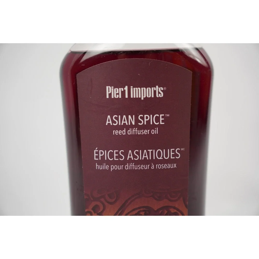Pier 1 Imports ASIAN SPICE Reed Diffuser Oil Refill 16 oz Brand New Discontinued